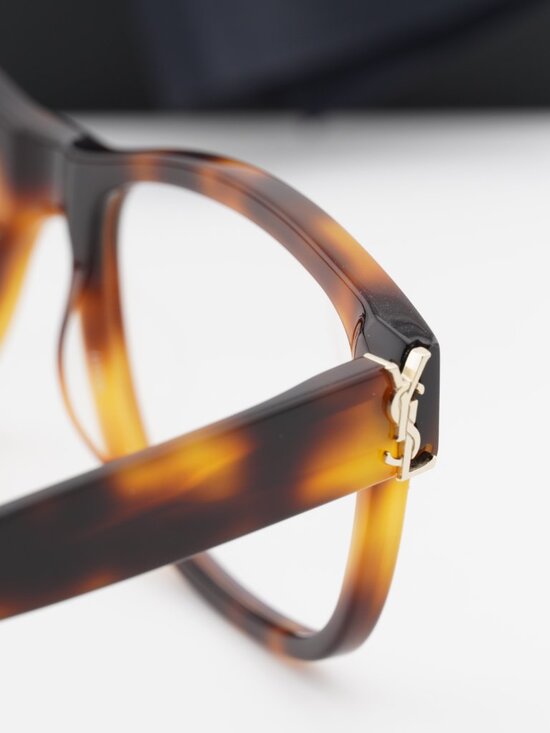 Saint Laurent SLM132 006 Square Eyeglasses – Havana 55mm main image 6